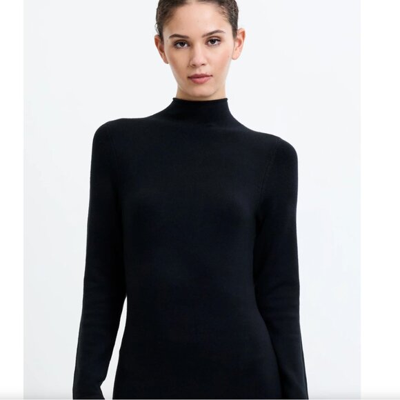 *French Connection Babysoft Mock Neck Dress - Picture 2 of 8